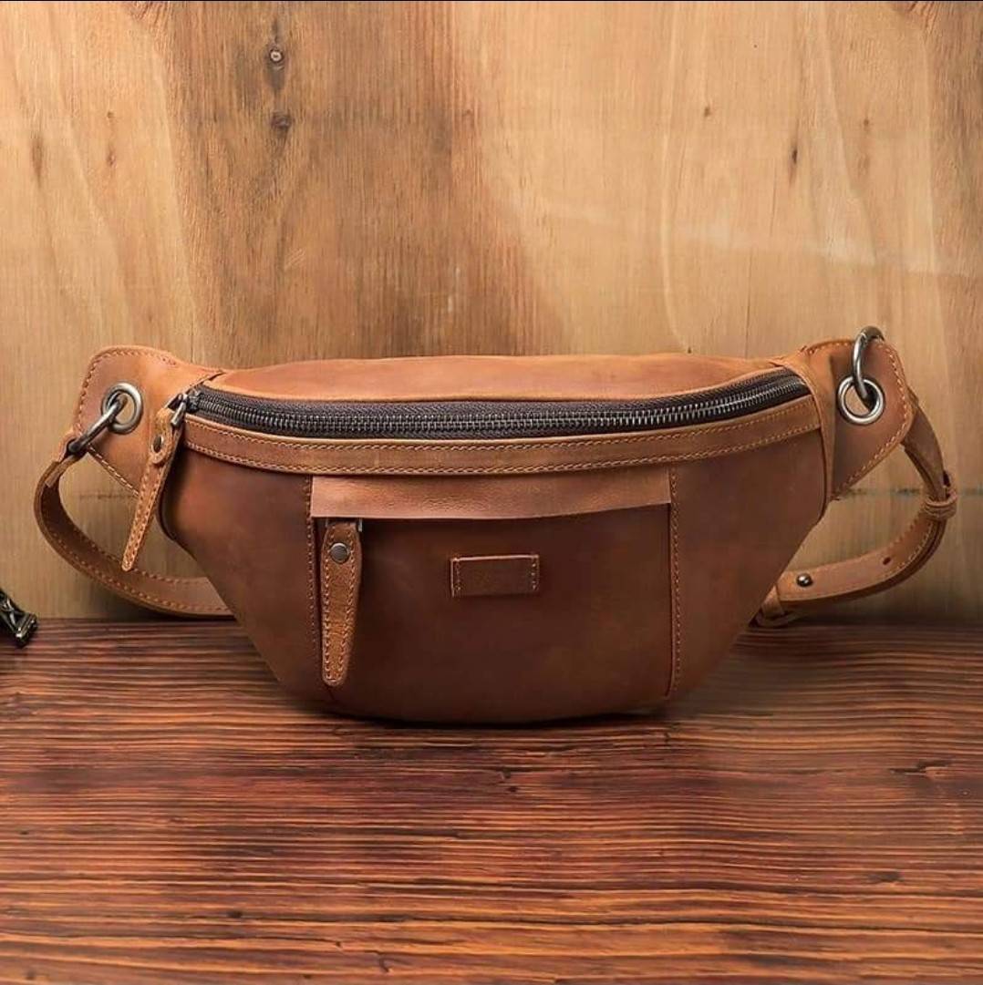 復古植鞣郵差包