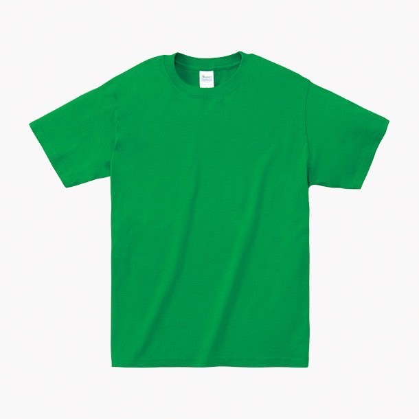 日本棉圓領T恤-綠色
