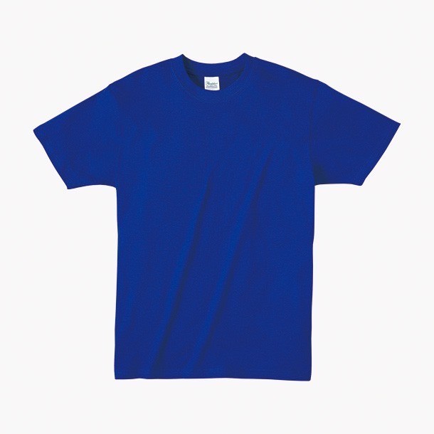 日本棉圓領T恤-寶藍