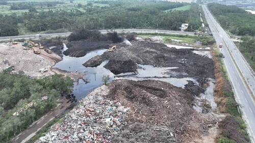 台南烏樹林暫置場火災13天撲滅