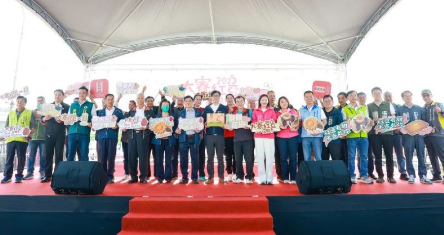 2025大寮紅豆花田季熱鬧登場 陳其邁：大寮紅豆品質獨步全台 邀請民眾品嚐在地美食