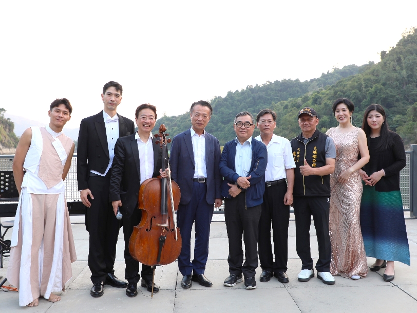 自然山水環繞、老鷹飛翔的獨特氛圍中 2025曾文水庫峽谷音樂會盛大登場