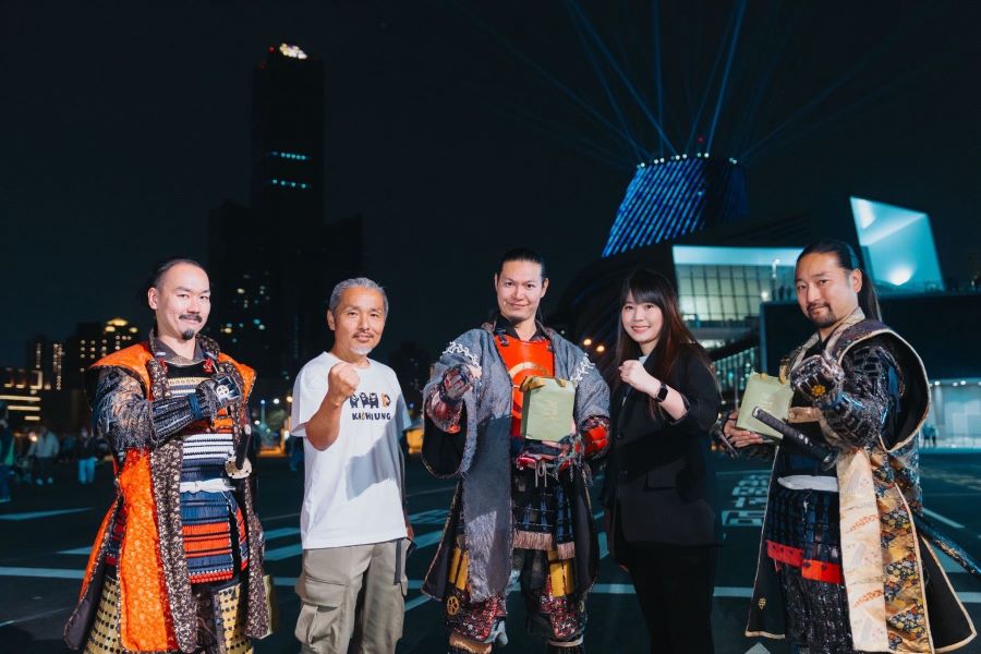 日本友好城市接力助陣高雄燈會！熊本武將隊賀「馬上發財」獲喝彩 八王子啦啦隊2/21登場