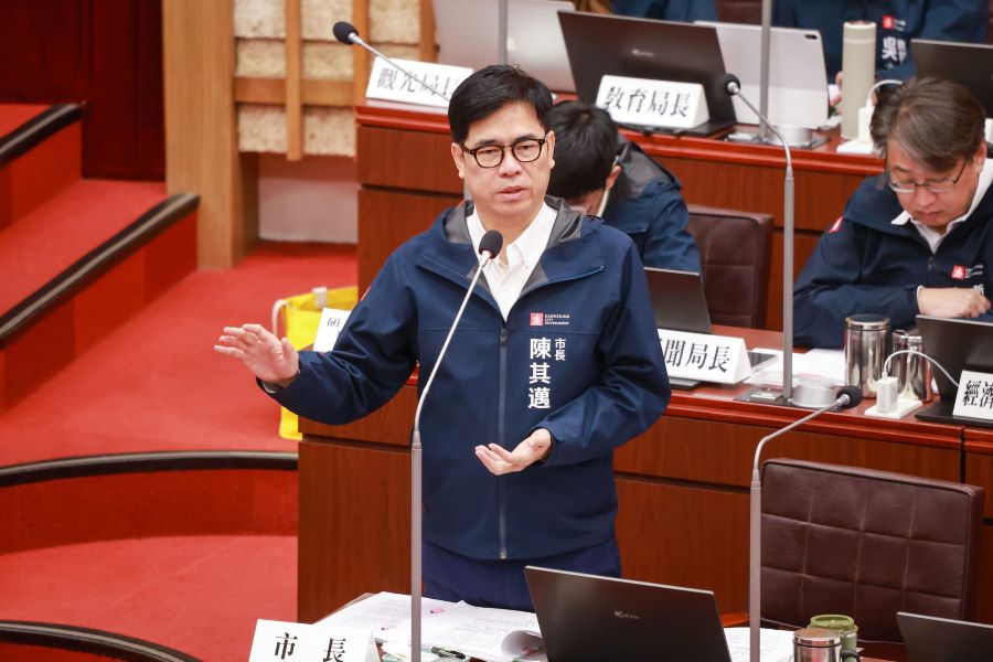 打造高雄成為 AI智慧城市 陳其邁：持續推動淨零接軌國際，加速產業能源轉型
