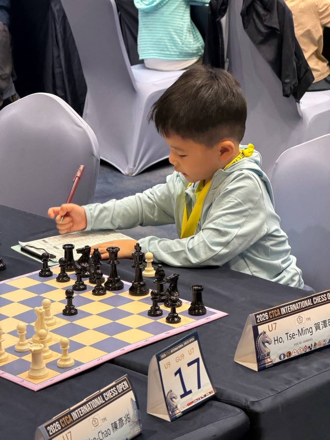 2026臺灣西洋棋國際公開賽睽違7年重返高雄  匯聚14國逾200名棋士 最小棋士年僅四歲