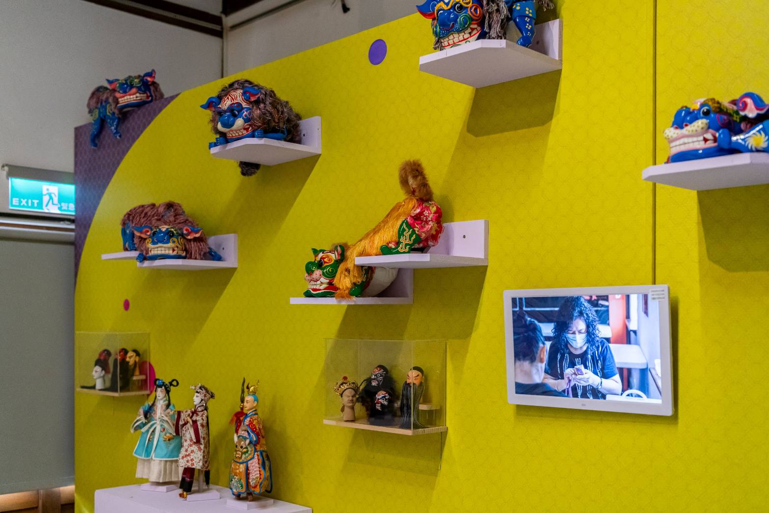 屏東戲曲故事館布袋戲工藝成果展