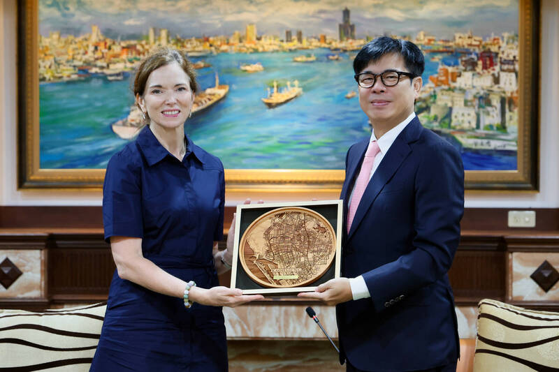 加拿大駐台代表何曼麗拜會陳其邁 盼深化台加合作
