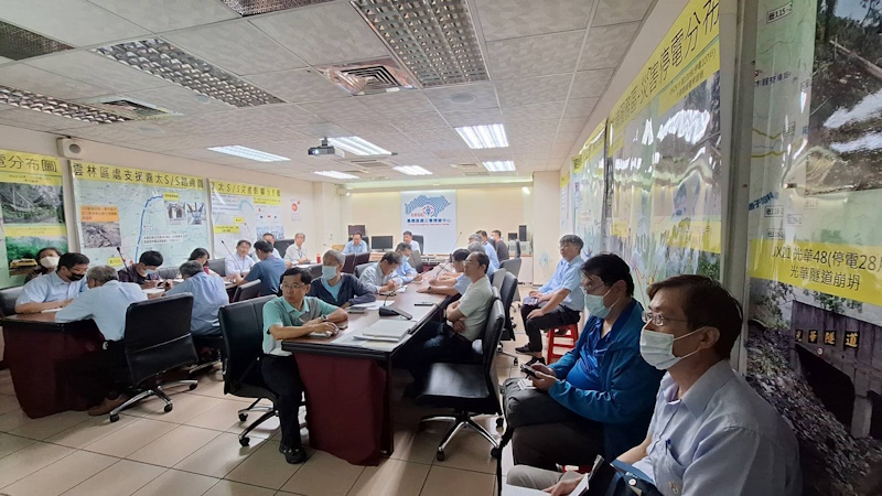 丹娜絲颱風來襲 台電嘉義區處即刻動員 搶修特富野伊力亞那斷桿停電事故
