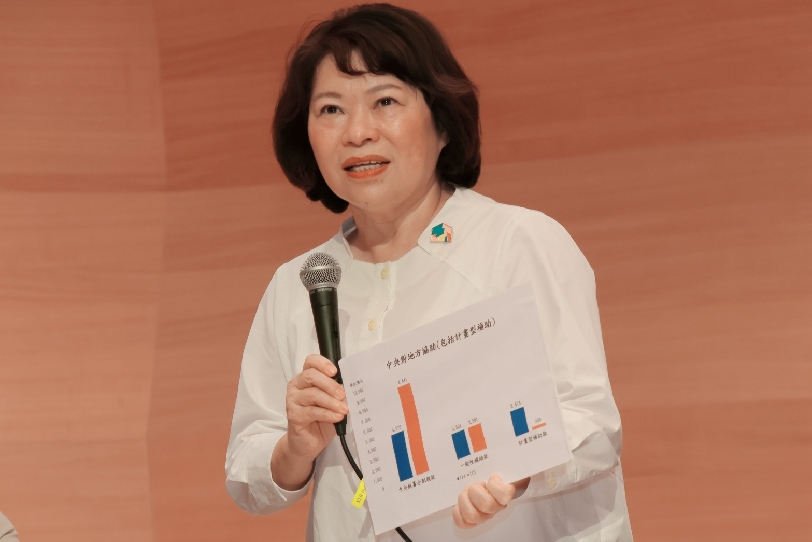 15縣市首長向中央呼籲應保障縣市政府補助 嘉義市長黃敏惠:中央吃地方夠夠 一般性補助款名存實亡