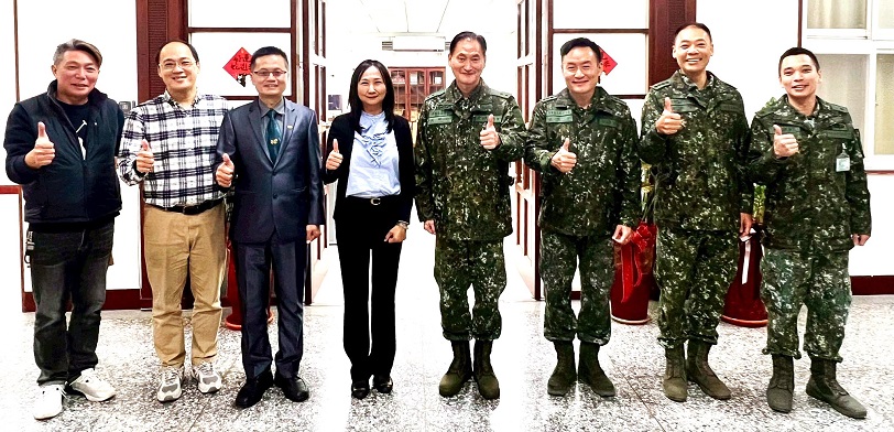 劉暐欣率部參訪公所 軍民一家親