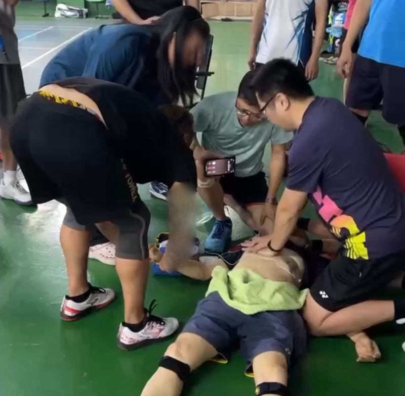 成功守住生命防線 即刻 CPR 不旁觀 嘉基同仁挺身而出