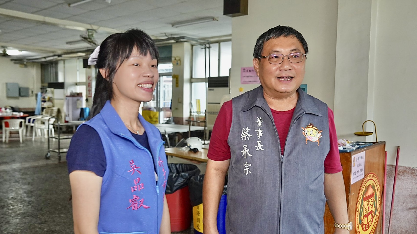 受丹娜絲颱風影響 市民無水電洗澡 嘉義朴子配天宮提供香客大樓供換洗住宿
