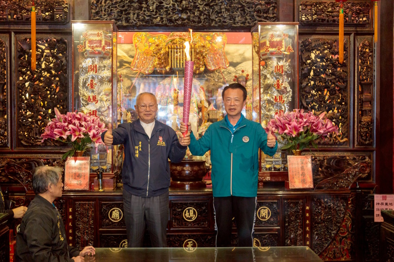 嘉義縣115年全縣運動會聖火母火取火儀式