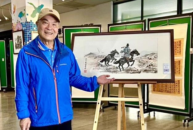 以筆墨書寫退休人生 柳營遊子的藝術歸鄉路