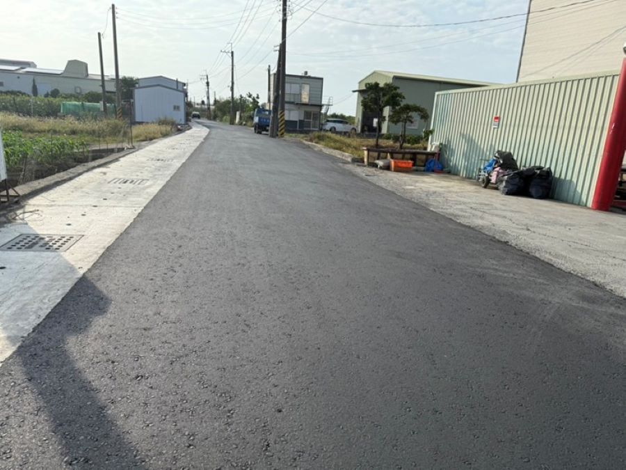 梓官區信義路1巷側溝完工 改善巷口段路面積水問題