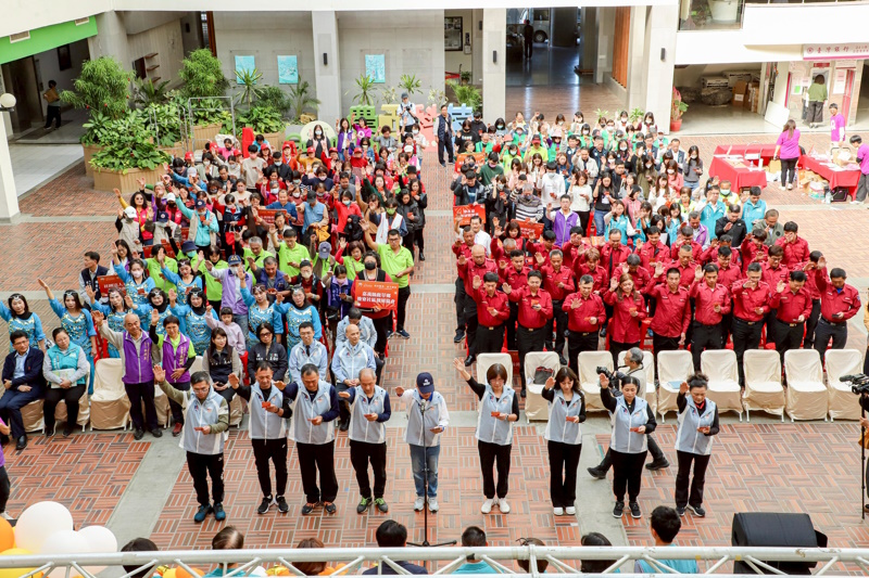 2026台灣燈會在嘉義 志工誓師1,403人就位迎接盛會