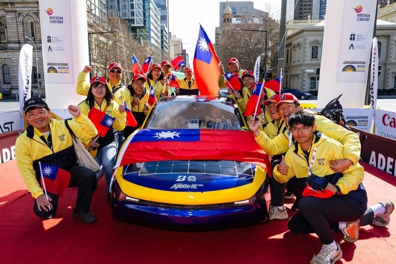 高科大阿波羅太陽能車隊征服澳洲賽道 勇奪世界第四