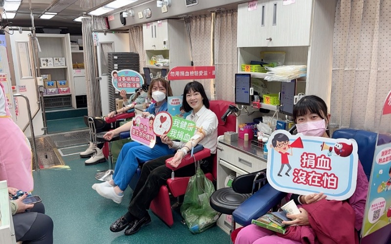 熱血竹榮/深耕偏鄉/北榮新竹分院捐血月開跑     結合胃癌篩檢新政策守護健康臺灣