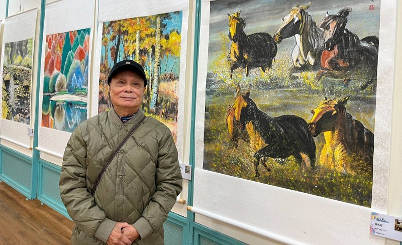 「藝海遊龍」賴元龍彩墨八十回顧展 1月2日起頭份市藝術館登場