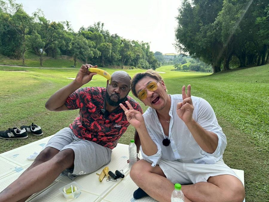 老外帶路!夢多、杜力玩翻高雄果嶺自然公園 從高爾夫球場「綠地新生」成為全民生態樂園