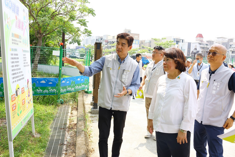 推動全齡宜居與生態共融新典範 嘉義市長黃敏惠率隊視察北香湖公園