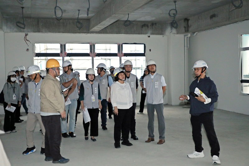 打造平價優質的學前教育環境 嘉義市長黃敏惠視察興安國小新建幼兒園園舍工程