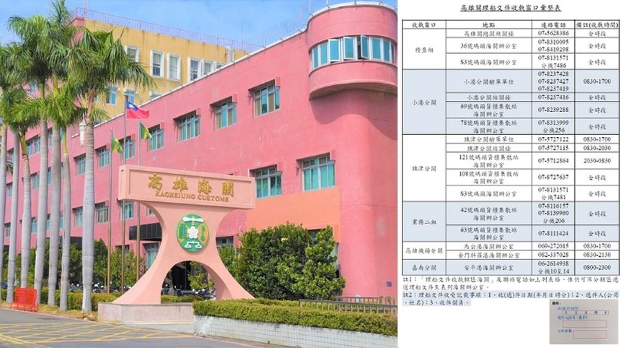 海關提供理船文件雙軌申報服務 請多加利用