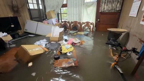 台南後壁今豪雨成災停班課