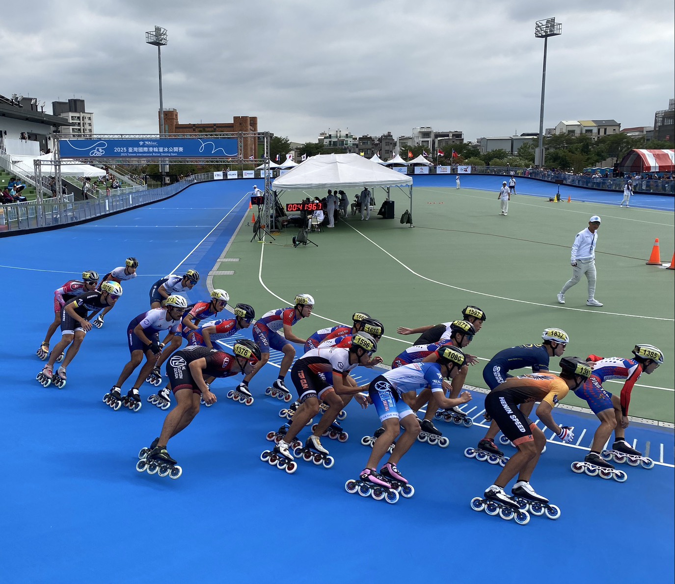 國際滑輪溜冰賽台南登場4天