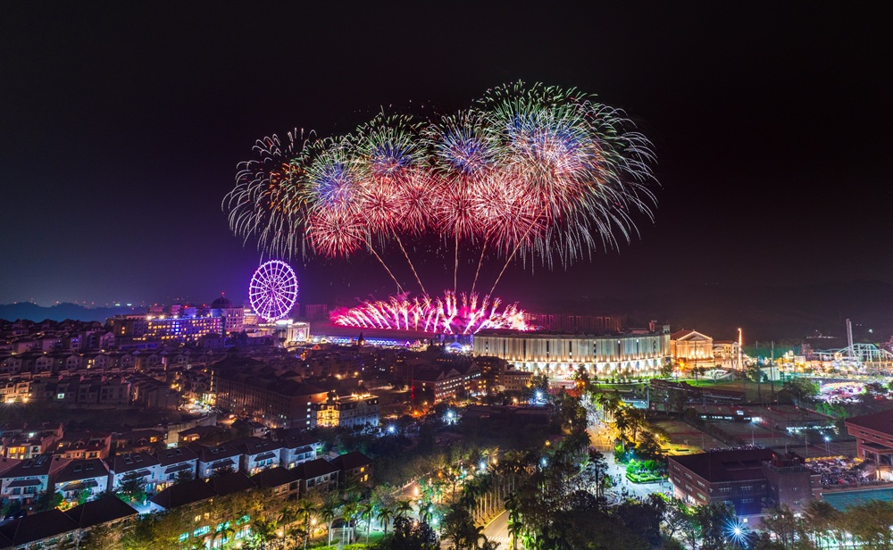 2026義大世界999秒跨年煙火秀 引爆浪漫火花 衝破視覺極限