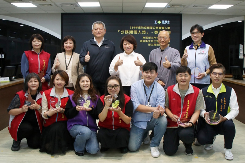 榮獲三大領域個人獎展現城市溫度與治理實力 嘉義市專業力全國發光