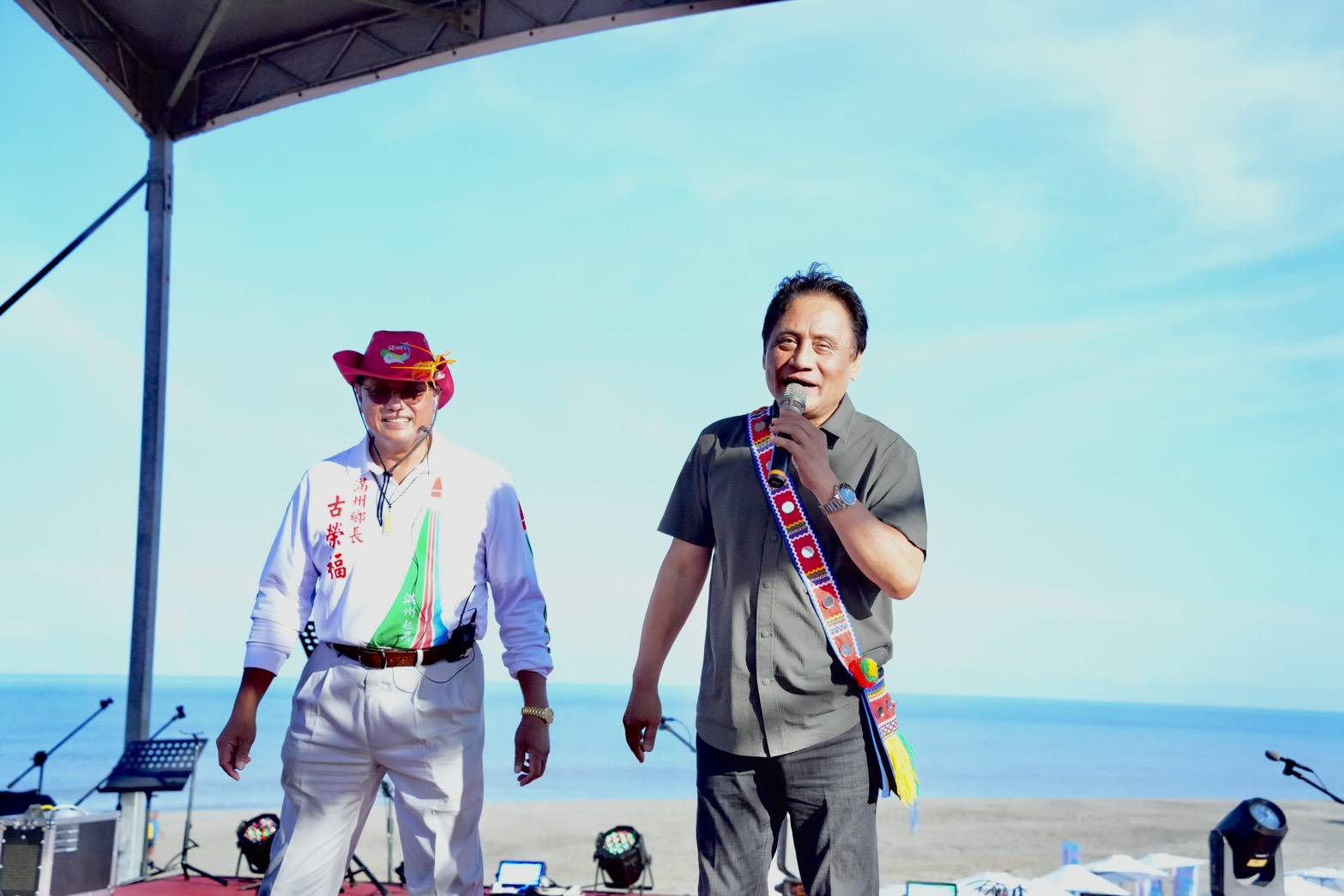 原民會曾智勇Ljaucu‧Zingrur主委出席滿州鄉「八八灣山海原祭憶」活動 肯定多元文化與觀光發展