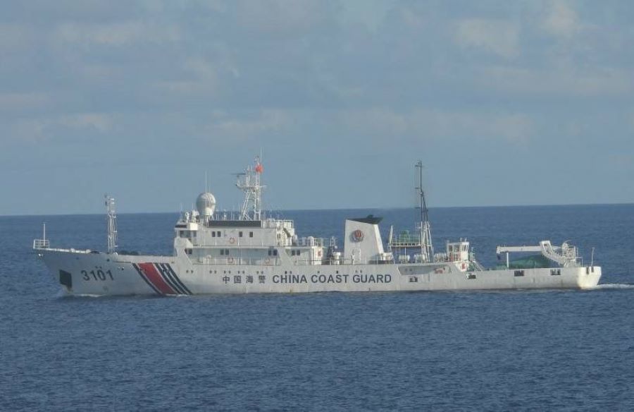 海警船侵擾東沙海域 海巡艦全程監控驅離