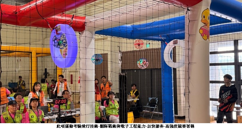 無人機也能踢足球！中市運動局力挺新興運動 全國32支隊伍齊聚梧棲區長盃競技