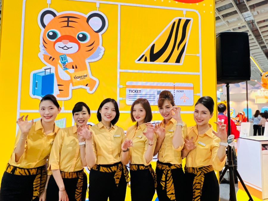 2025ITF台北國際旅展今開幕 台灣虎航現場攤位人氣旺