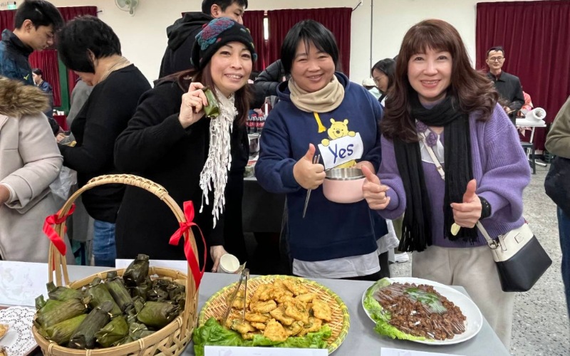 新住民一戶一菜回娘家 香蘭紅豆餅飄香過新年