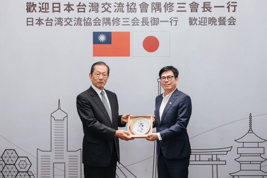 日交會長隅修三首訪高 讚高雄宜居城市 陳其邁：高雄與日本是緊密羈絆真朋友