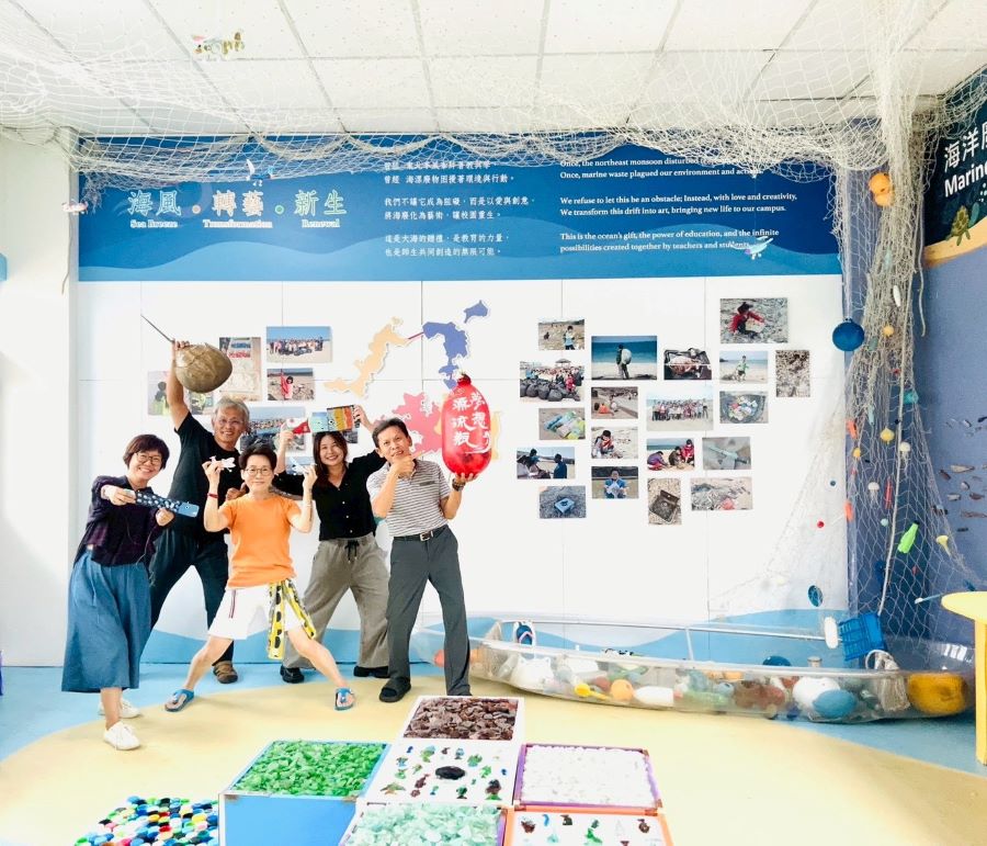 海洋委員會海洋文化領航計畫引領創意航程 澎湖合橫國小「藍色生命線」成果展溫暖登場