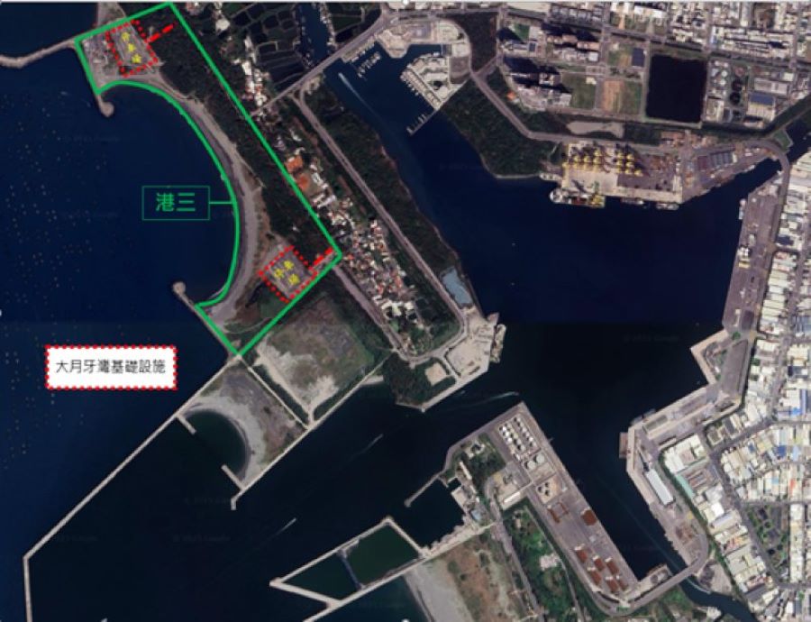 港務公司推動漁光島大月牙灣沙灘基礎設施升級 紓解交通停車問題