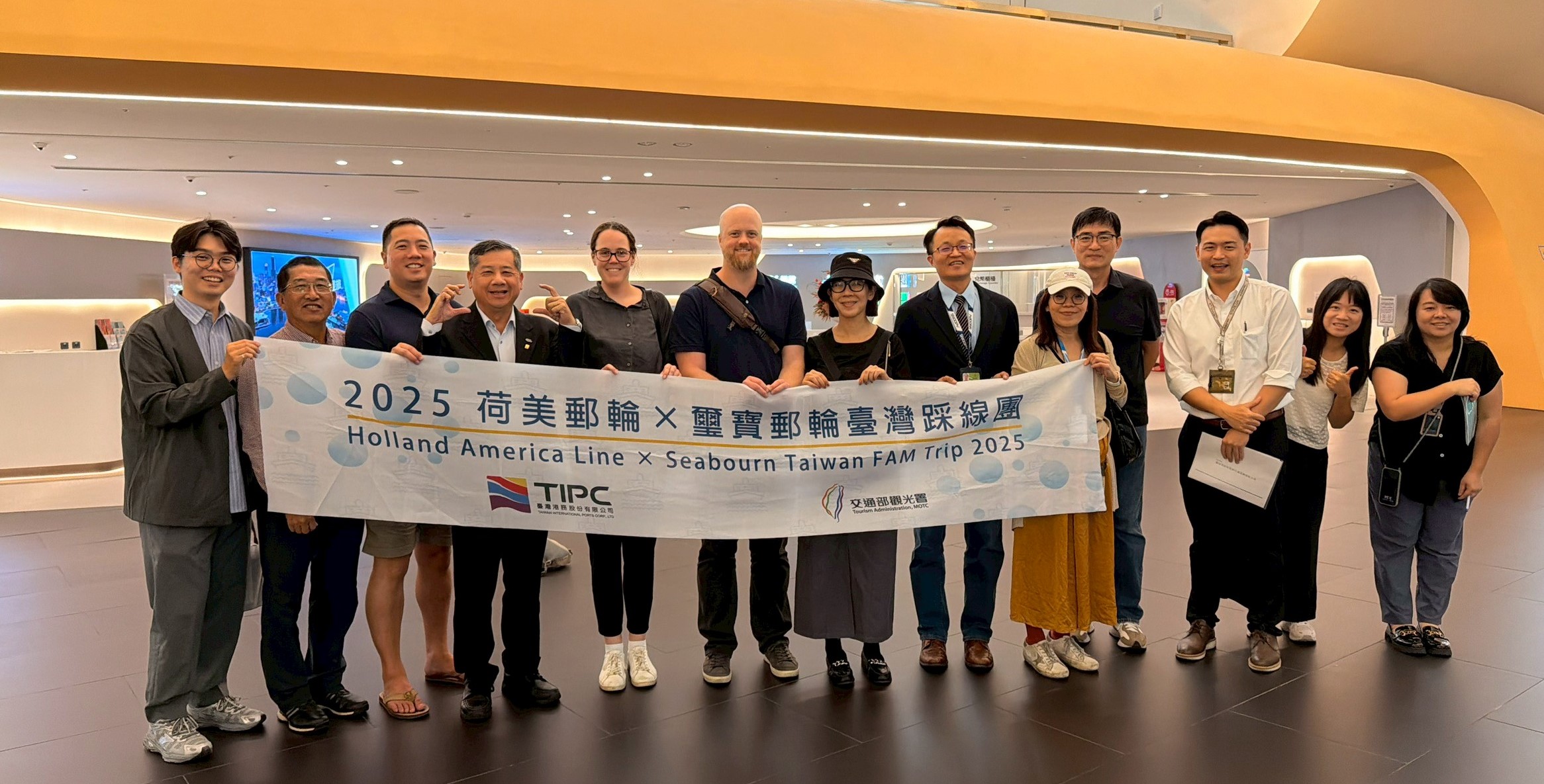 郵輪視界聚焦臺灣 港務公司成功邀請兩大航商聯袂來臺踩線