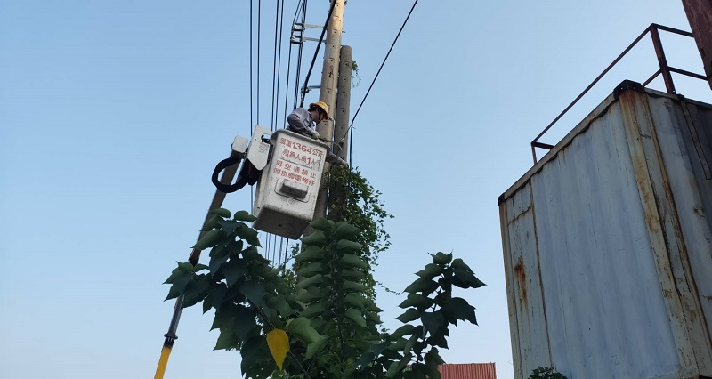 輕颱鳳凰步步逼近南台灣 台電高雄區處全力戒備防颱