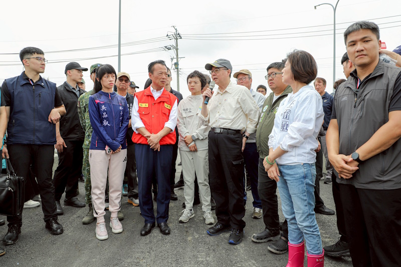 中央地方協力推動系統化治水 卓榮泰院長嘉義縣勘災