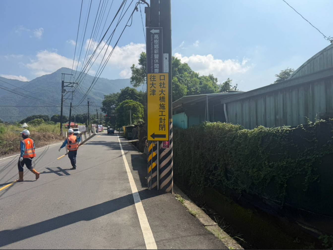 屏東縣「Danas-F-06-02-10-武洛溪口社大橋改建工程」案  道路封路管制及改道資訊