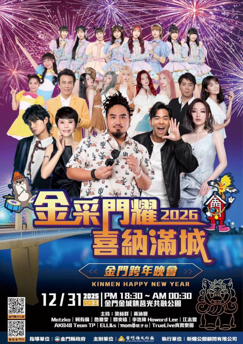 【第322期】從北到南 離島也精彩! 2025跨年派對大集合 煙火、演唱會、摩天輪一次看個夠