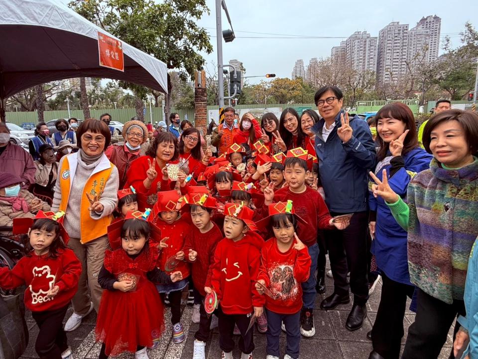 陳其邁市長新春祈福鼓勵學客語 中央地方共同守護客家文化