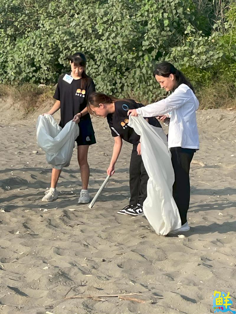 嘉藥幼保系前進漁光島舉辦淨灘行動 守護海洋生態