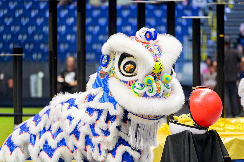 高史博2025高雄戲獅甲空中躍決戰巨蛋 馬來西亞布特拉再也光藝醒獅團奪冠