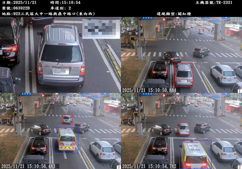 高市警局交大領先全台導入人工智慧 辨識過濾2路口讓行救護車影像