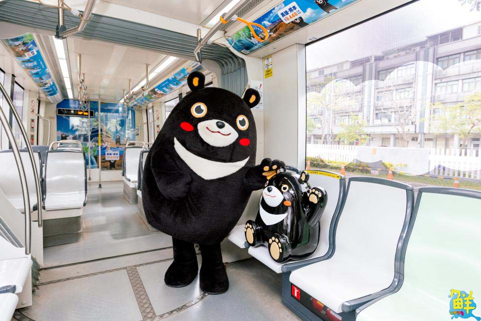 華航「雄熊愛上你」彩繪列車7/10開駛     高雄唯一直飛熊本  8/3起每週四班 只要7,200元起
