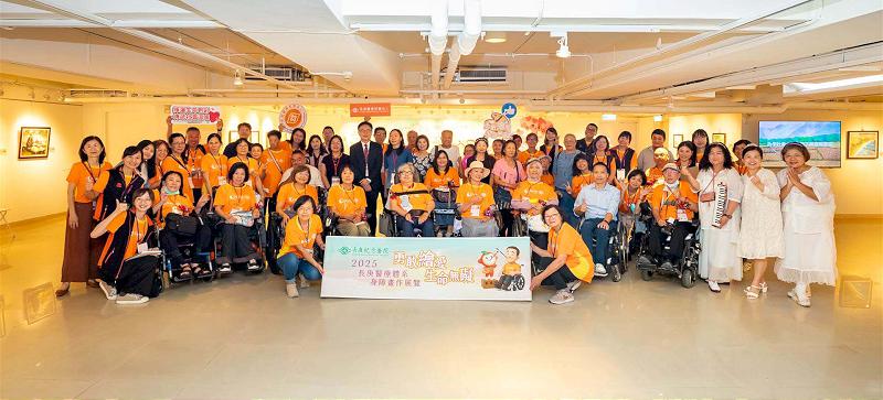 長庚醫療體系身障畫家畫作聯展 高市文化中心至德堂三館邀賞